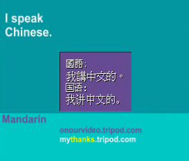 [Mandarin . A Question Of Language . Abuse . 4 . I speak Chinese.]