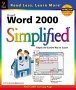 [Buy - Microsoft Word 2000 Simplified]